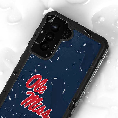 University of Mississippi Rebels Ole Miss Galaxy S24 Plus Waterproof Case